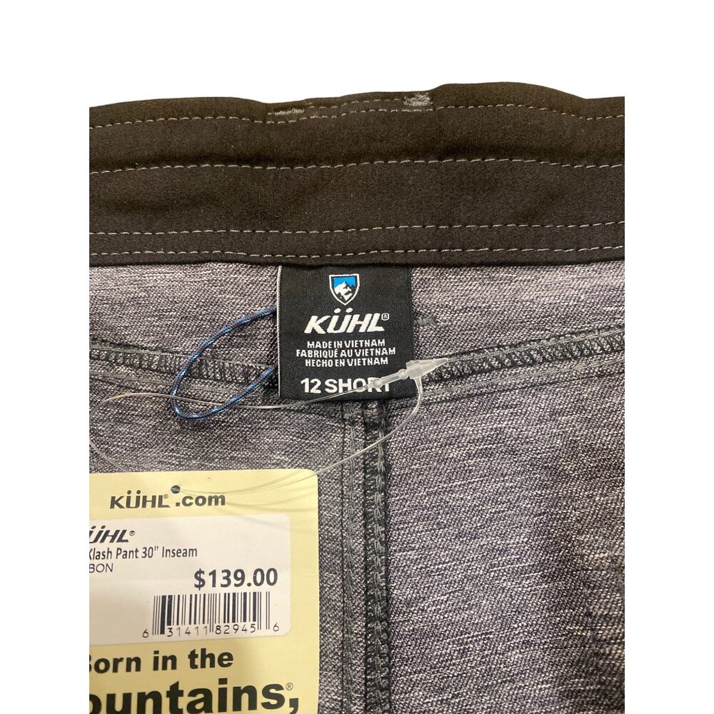 NWT Kuhl Klash Softshell Pants Size 12 Short Gray MSRP$139 Water Resistant - Picture 10 of 12